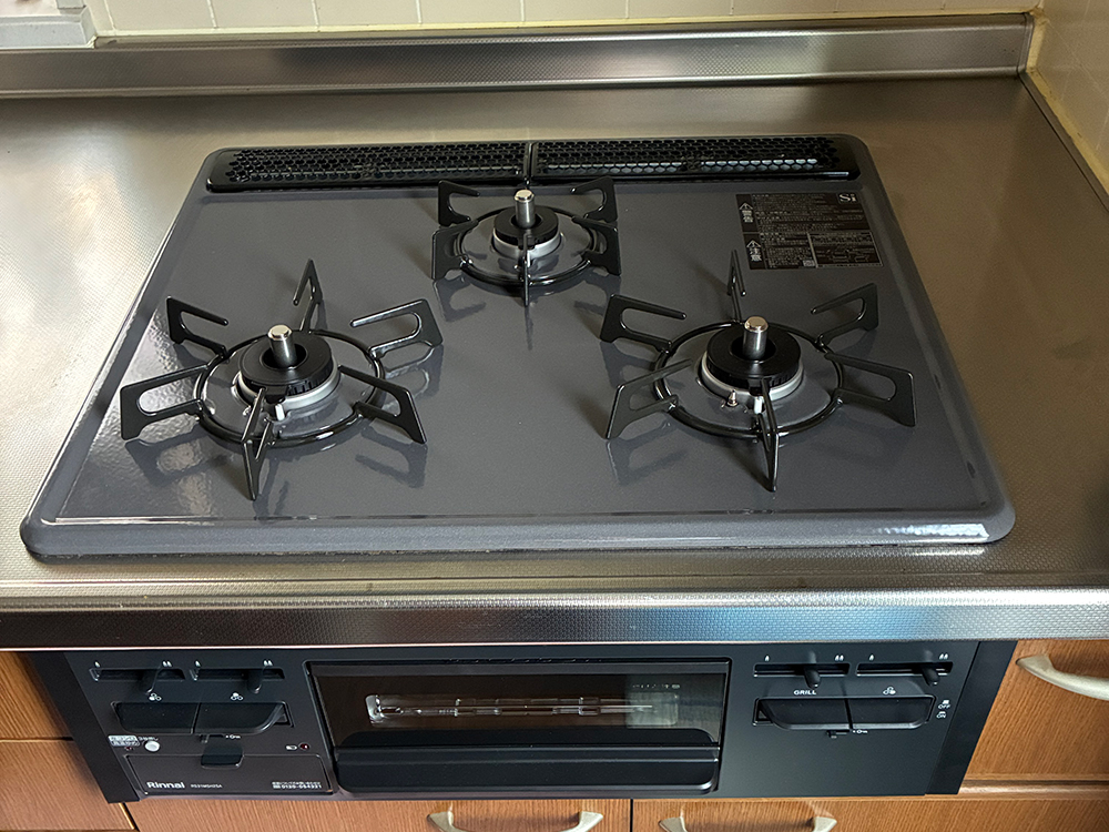 ガスコンロ交換工事